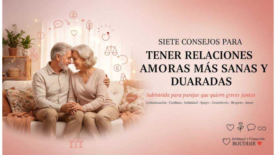 Siete consejos para tener relaciones amorosas más sanas y duraderas